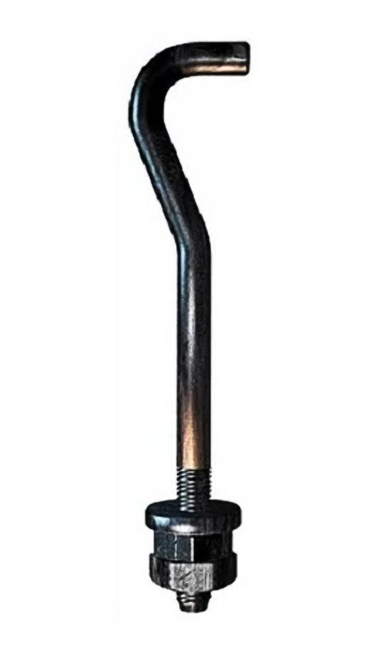 Фундаментный болт М12x1000 ГОСТ 24379.0-2012 1.2 - тип 1 исполнение 2, комплект (шайбы + гайки)