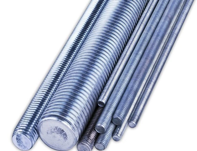 Шпилька резьбовая (штанга) DIN 975 5.8, полнорезьбовая, оцинкованная, 1000 мм (1 метр) M10 × шаг 1